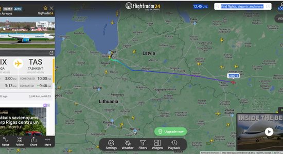 А это не опасно? airBaltic торгует билетами на полеты над территорией России