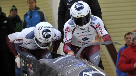 Bobslejs: Eiropas kauss Siguldā