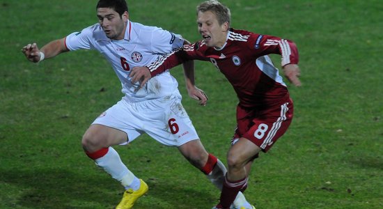 Cборная Латвии проведет товарищеский матч со сборной Грузии