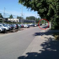 Читатель: Новая полицейская "кормушка" возле больницы Страдиня (+ фото)