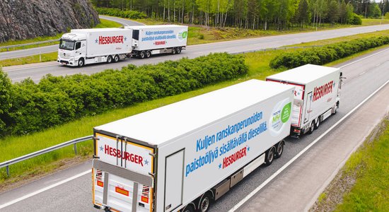 Neste + Hesburger: грузовые машины будут ездить на возобновляемом топливе из использованного масла