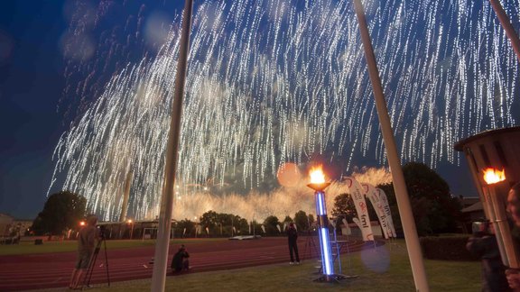 Latvijas jaunatnes olimpiādes atklāšana - 2