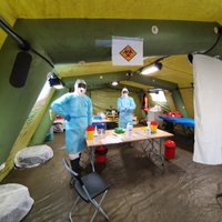 В Лиепае начнет работу палатка приема анализов на коронавирус