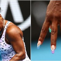 Serēna Viljamsa Austrālijas atklātajā tenisa čempionātā pārsteidz ar manikīru