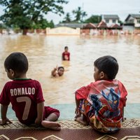 Foto: Malaizija plūdu varā; evakuēti 130 000 cilvēku