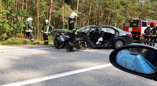 Atjaunota satiksme uz Ventspils šosejas pie Spuņciema