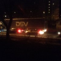 ФОТО, ВИДЕО: На ул. Дзелзавас грузовик врезался в троллейбус