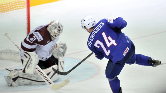 Hokejs, Pasaules čempionāts: Latvija - Francija