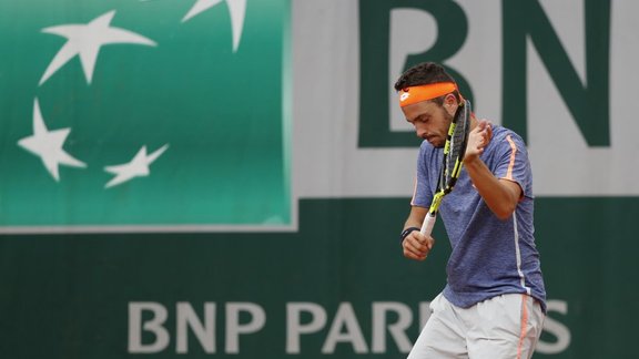 Marco Cecchinato of Italy