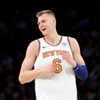 Porziņģis ieteicis 'Knicks' draftētajam Noksam fanu ūjināšanu izmantot kā motivāciju