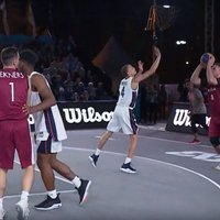 Latvijas 3x3 basketbolisti Pasaules kausu U-23 grupā sāk ar uzvarām pār Kazahstānu un ASV