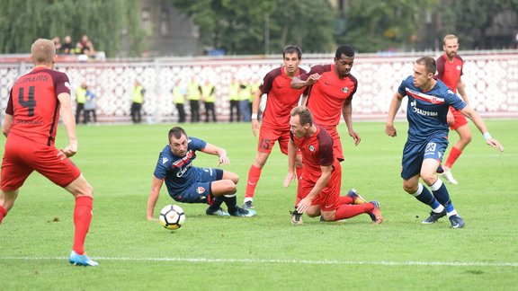 Futbols, UEFA Čempionu līgas kvalifikācija: Jūrmalas Spartaks - Belgradas Crvena Zvezda