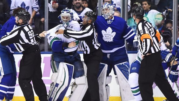 Vancouver Canucks Ryan Miller, Toronto Maple Leafs Frederik Andersen 