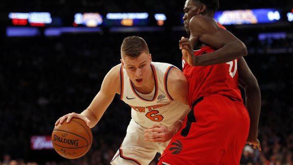 Basketbols, NBA spēle: Knicks - Raptors