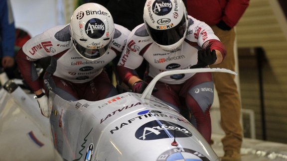 Bobslejs: Eiropas kauss Siguldā