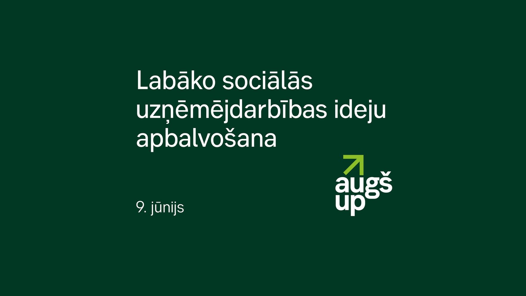 Grantu programmas "Augšup" apbalvošanas pasākuma tiešraide