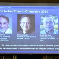 Nobela prēmija ķīmijā piešķirta par ķīmisko sistēmu modelēšanas datorprogrammu izstrādi