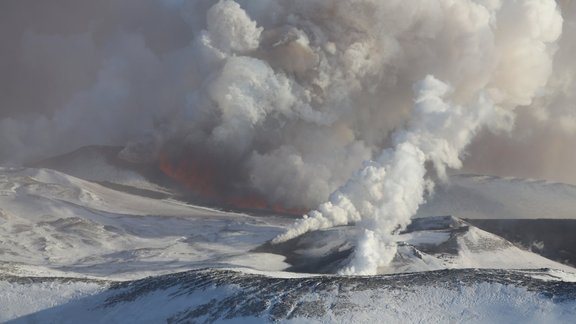 Plosky Tolbachik volcano in Kamchatka