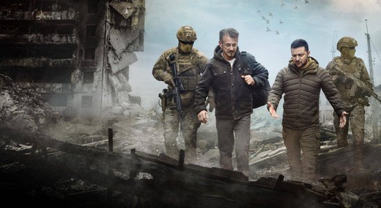Ukraiņu varonības portrets Holivudas aktiera Šona Penna filmā 'Superspēks'