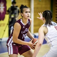 Latvijas basketbola 'Gada cerības' balvu saņem Aleksa Gulbe