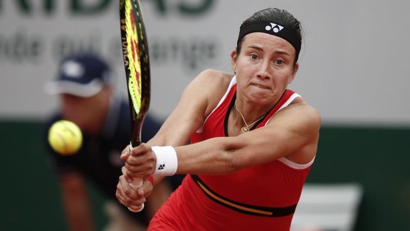 Teniss, French Open: Anastasija Sevastova - Elise Mertensa - 8