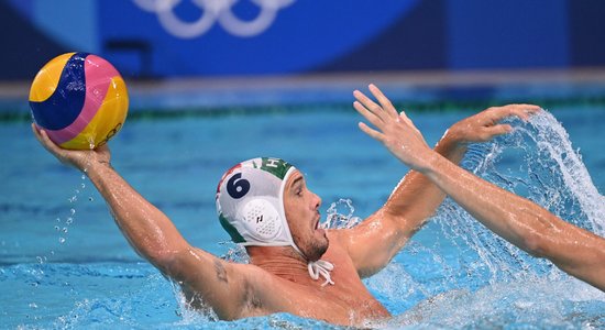 Tokijas vasaras olimpisko spēļu vīriešu ūdenspolo turnīra rezultāti (04.08.2021)