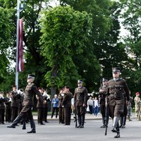 Foto: Kā Militārā policija atzīmē 20.gadadienu