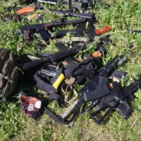 Полиция безопасности разогнала участников игры Airsoft в российской военной форме