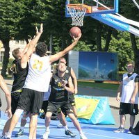 Latvijas čempionāta 3x3 basketbolā spēles portāla 'Delfi' video tiešraidē