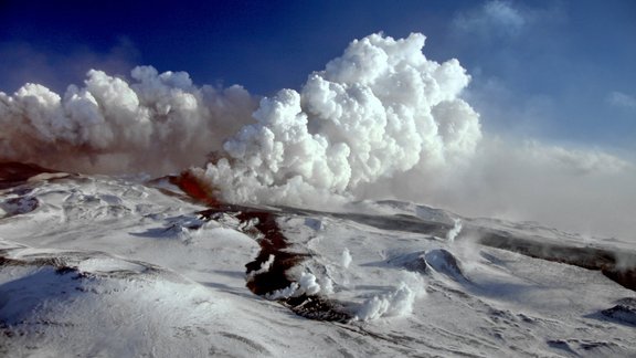 Plosky Tolbachik volcano in Kamchatka