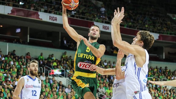 Basketbols: Čehija - Lietuva 