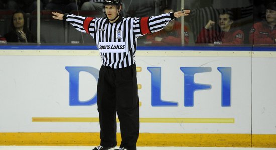 Odiņš trešo reizi atzīts par KHL sezonas labāko tiesnesi