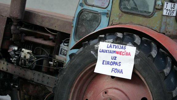 Traktori Rīgā, zemnieku protesti