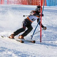 Gasūnai 51.vieta PČ kalnu slēpošanā milzu slaloma disciplīnā; par čempioni kļūst Vorlija