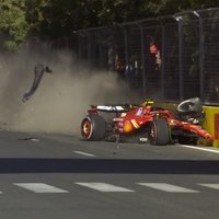 "Viņi beidzot pabeidza darbiņu" – dramatiskajā avārijā F-1 posma pēdējos apļos vainojami abi piloti