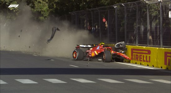 "Viņi beidzot pabeidza darbiņu" – dramatiskajā avārijā F-1 posma pēdējos apļos vainojami abi piloti