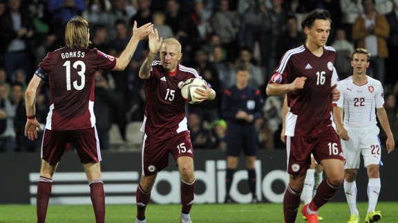 Euro 2016 kvalifikācija futbolā: Latvija - Čehija