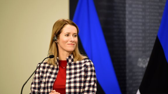 Igaunijas premjerministre Kaja Kallasa