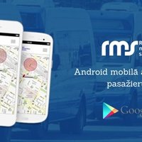 Rīgas mikroautobusu satiksmes minibusu pasažieriem pieejama mobilā lietotne