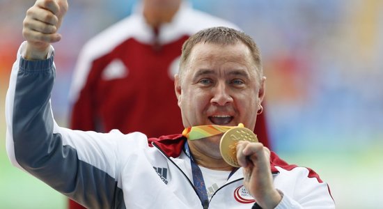 Апинис стал четырехкратным чемпионом Паралимпийских игр