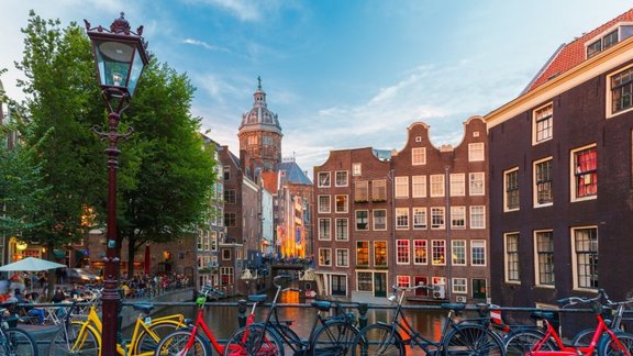 amsterdam,architecture,beauty,bicycle,brick,bridge,building exterior,built structure,canal,church,city,city life,cityscape,dusk,dutch culture,europe,facade,famous place,history,house,illuminated,lighting equipment,nautical vessel,netherlands,nicholas,nico