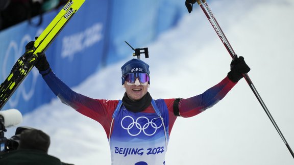 Johannes Thingnes Boe, biatlons, biathlon, Olympic games 2022, Pekina