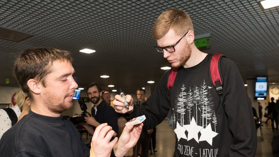 Basketbols, Latvijas izlasea atgriežas Rīgā - 33