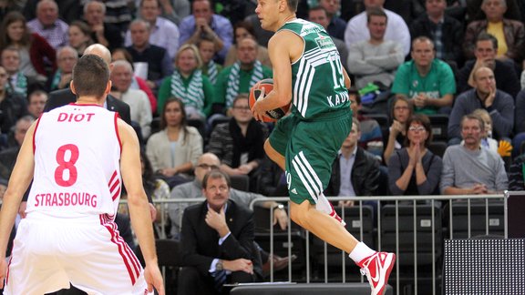 Eirolīga basketbolā: Žalgiris - Strasbourg - 28