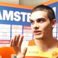Video: Sprinteris intervijas laikā uzzina, ka kļuvis par Eiropas čempionu