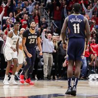 'Nets' bez Kuruca minimāli zaudē 'Pelicans'