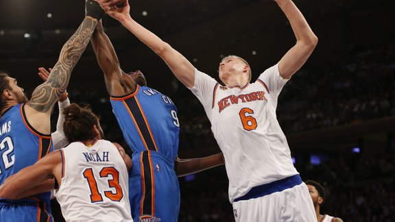 Basketbols, NBA spēle: Knicks - Thunder