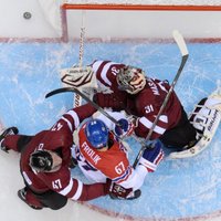 Сборная Латвии уступила чешским хоккеистам