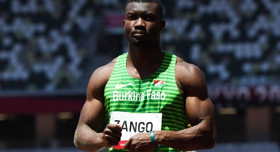 Burkinafaso pirmā medaļa OS vēsturē; Krauzers lodes grūšanā pietuvojas pasaules rekordam