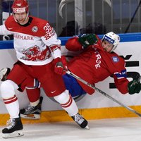Dānija skandināvu duelī hokeja PČ uzveic Norvēģiju